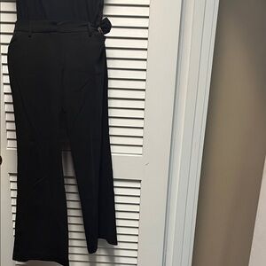 Star City Elegant Black Flare Trousers